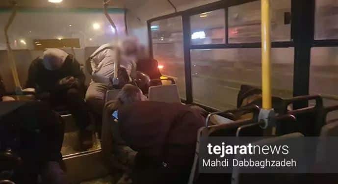 Iran-sleeping-on-Bus-NCRI