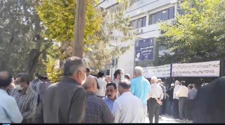 Kermanshah-Protest-gathering-of-pensioners