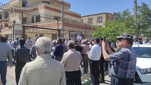 iran-retirees-protests-arak-July-16