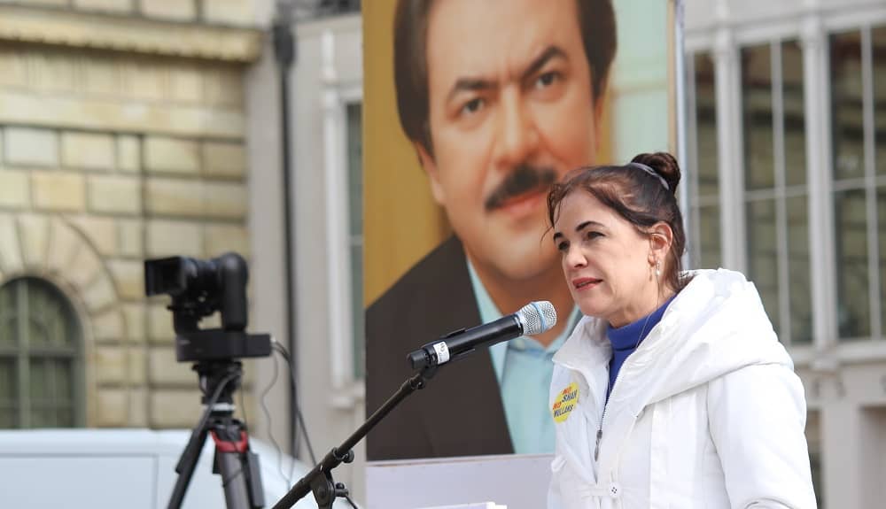 Dr. Karin Schnebel iranian rally munich