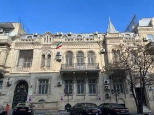 Iranian regime embassy in Backo