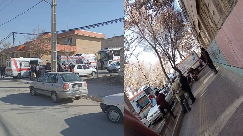 iran schools ambulance poisoning