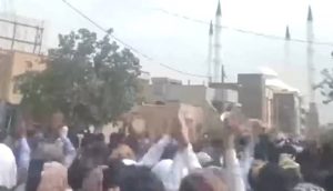 Thousands of locals in Zahedan southeast Iran relaunched their anti regime demonstrations on Friday April 28 2023