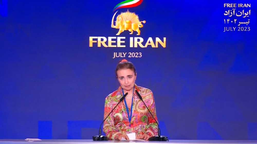 Italian MEP Gianna Gancia gave a speech in support of NCRI President-elect Maryam Rajavi for a democratic, secular republic of Iran at Free Iran World Summit—Day 2