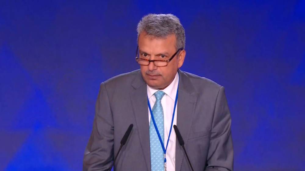Jordanian MP Dr. Eeid Alnaemat gave a speech in support of NCRI President-elect Maryam Rajavi for a democratic, secular republic of Iran at Free Iran World Summit—Day 2