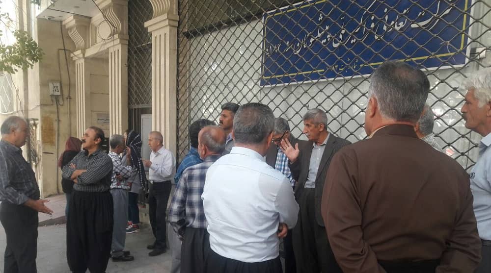 iran sanandaj retirees protest 03102023
