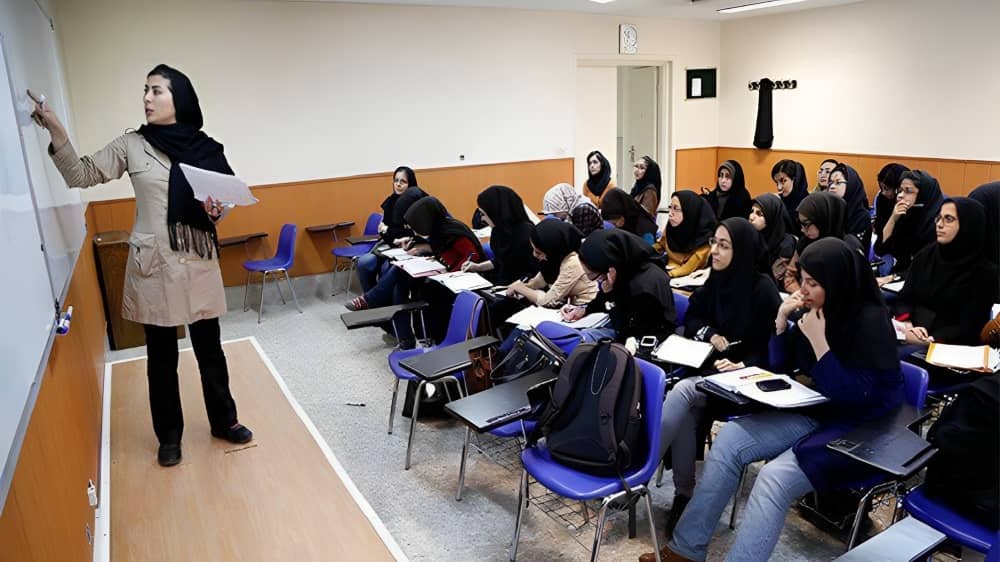 iran university girls teacher professor associate