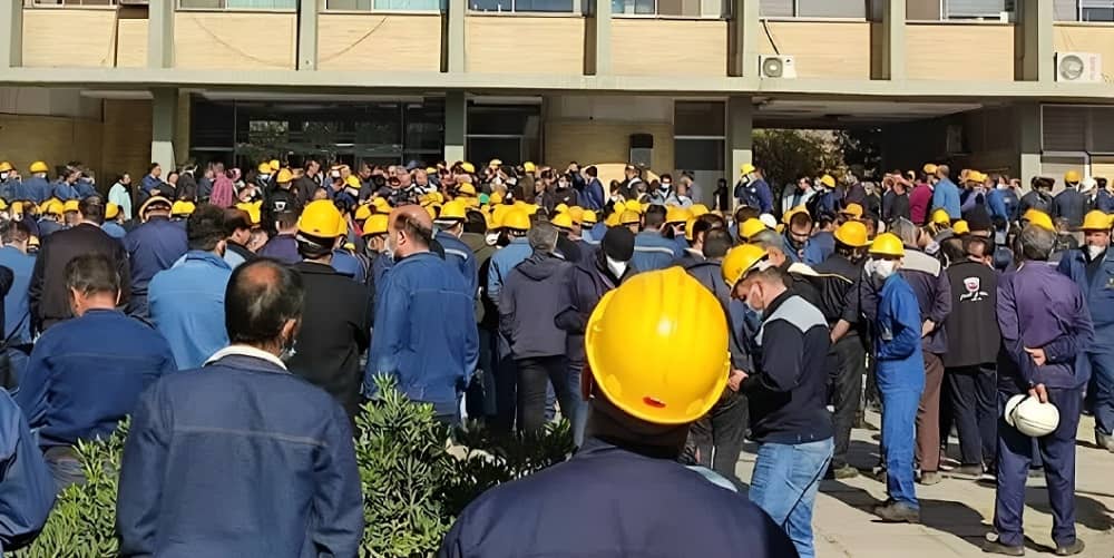 iran isfahan steel workers strike 02122023