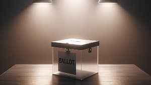 empty ballot box