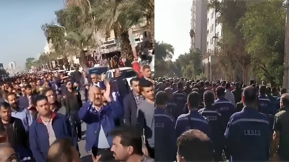 iran ahvaz workers protest 28012024 (1)