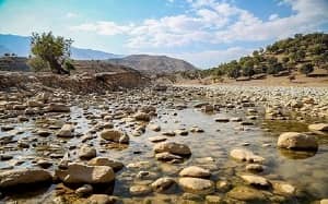 iran atrak river dried
