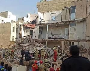 iran building collapse in south tehran (1)