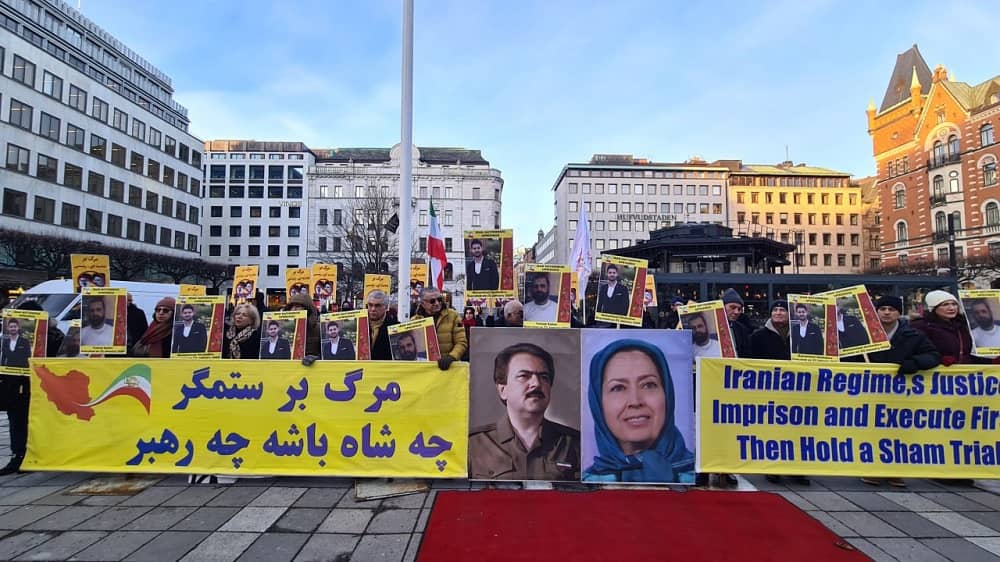 paris iranian resistance demonstration 27012024