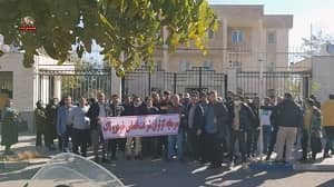 iran qazvin takestan almas khodro protest