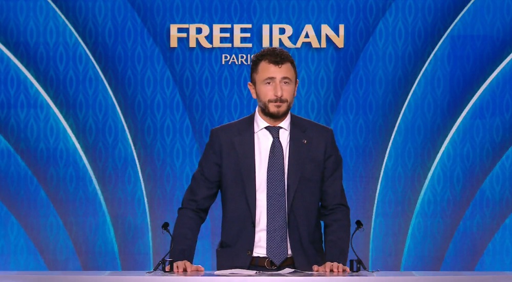 Italian Politician Emanuelle Pozzolo gave a speech in support of the Iranian people and their Organized Resistance (NCRI and PMOI) led by Mrs. Maryam Rajavi for a free, democratic, non-nuclear republic of Iran.