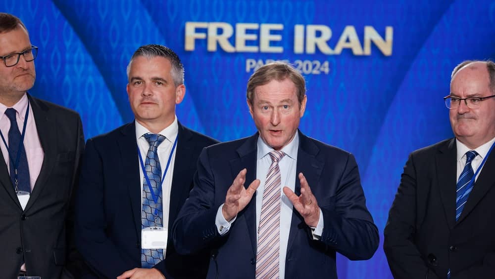 Former Irish Prime Minister Enda Kenny gave a speech in support of the Iranian people and their Organized Resistance (NCRI/PMOI) led by Mrs. Maryam Rajavi for a free, democratic, non-nuclear republic of Iran.
