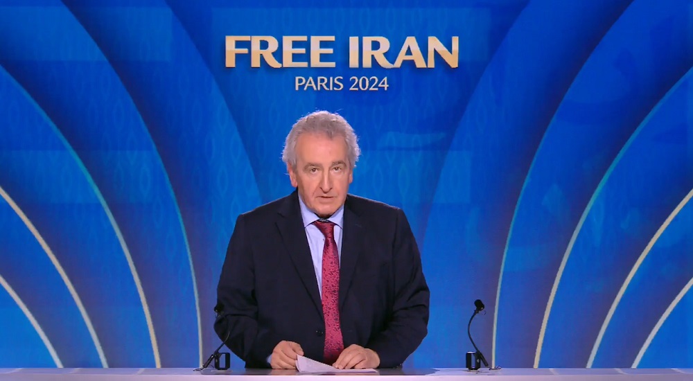 Former Andorran Prime Minister Jaume Bartumeu Cassany gave a speech in support of the Iranian people and their Organized Resistance (NCRI and PMOI) led by Mrs. Maryam Rajavi for a free, democratic, non-nuclear republic of Iran.
