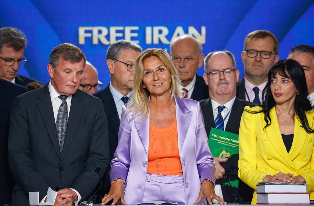 Belgian MEP Kathleen Depoorter gave a speech in support of the Iranian people and their Organized Resistance (NCRI/PMOI) led by Mrs. Maryam Rajavi for a free, democratic, non-nuclear republic of Iran.