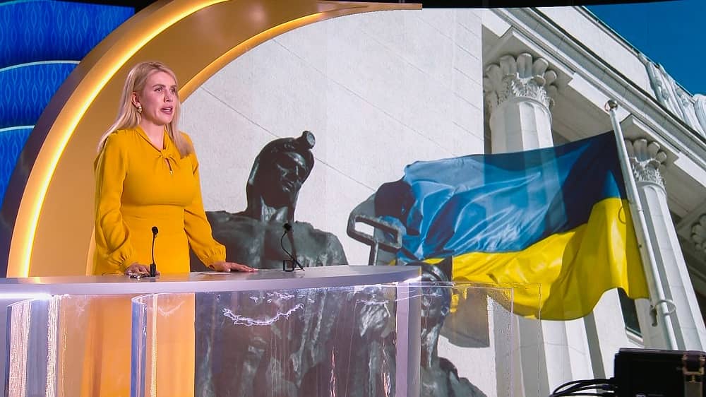 Ukrainian MP Kira Rudik gave a speech in support of the Iranian people and their Organized Resistance (NCRI/PMOI) led by Mrs. Maryam Rajavi for a free, democratic, non-nuclear republic of Iran.