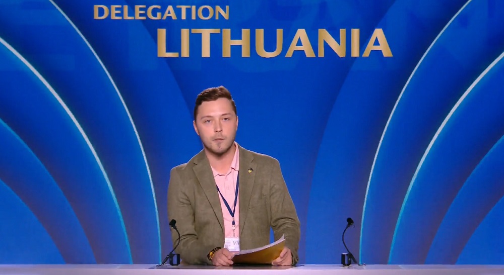 Lithuanian MP Marius Matijošaitis gave a speech in support of the Iranian people and their Organized Resistance (NCRI and PMOI) led by Mrs. Maryam Rajavi for a free, democratic, non-nuclear republic of Iran.