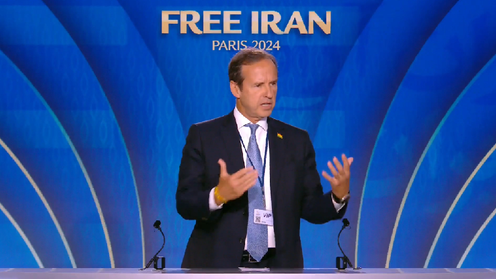 Former Bolivian President Jorge Quiroga gave a speech in support of the Iranian people and their Organized Resistance (NCRI and PMOI) led by Mrs. Maryam Rajavi for a free, democratic, non-nuclear republic of Iran.