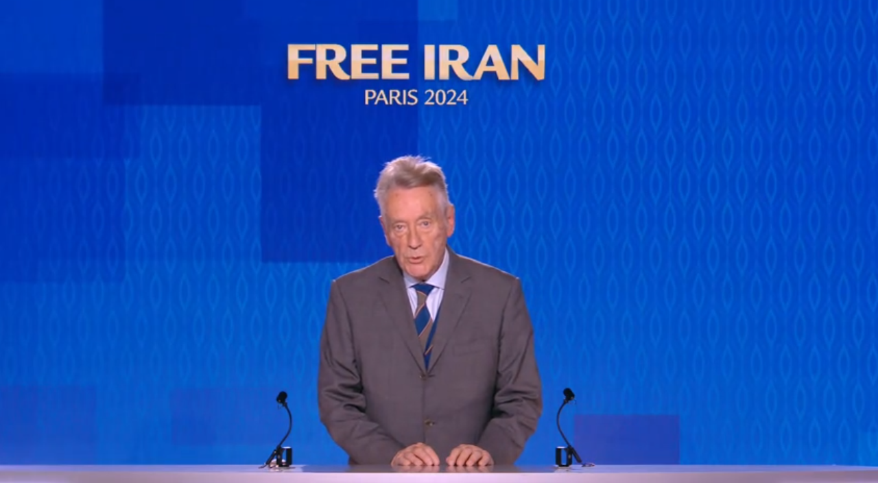 Former French Minister Alain Vivien gave a speech in support of the Iranian people and their Organized Resistance (NCRI and PMOI) led by Mrs. Maryam Rajavi for a free, democratic, non-nuclear republic of Iran.