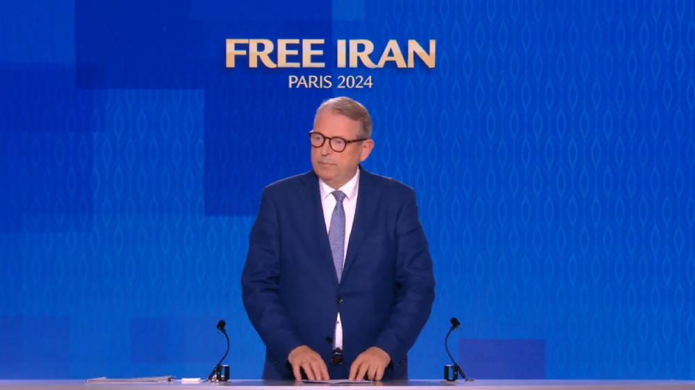 Former Norwegian MP Lars Rise gave a speech in support of the Iranian people and their Organized Resistance (NCRI and PMOI) led by Mrs. Maryam Rajavi for a free, democratic, non-nuclear republic of Iran.