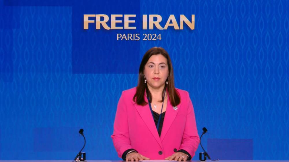 Former Argentinian MP Mariana Stilman gave a speech in support of the Iranian people and their Organized Resistance (NCRI and PMOI) led by Mrs. Maryam Rajavi for a free, democratic, non-nuclear republic of Iran.