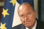 French President Jacques Chirac 