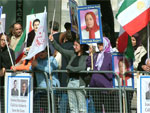 Iranian Rally in front of Downing Street