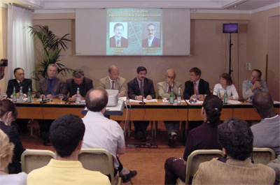 From left: Abolghassem Rezai, Yves Bonnet, FranÃÂ§ois Serres, Marc Henzelin, Afchine Alavi, Mario Stasi, Gilles Paruelle, RenÃÂ©e Le Mignot et Roland Calverie