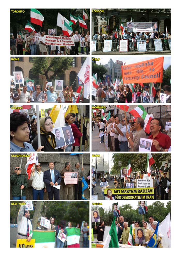 Worldwide demonstrations 