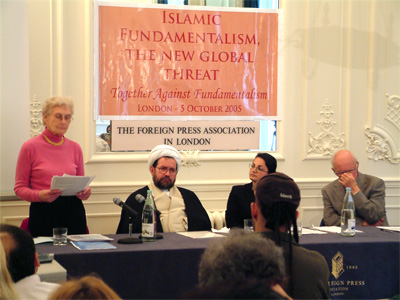From left: Elizebeth Sydney, Ayatollah Ganjei, Azadeh Zabeti and Revd. Ryder Whalley