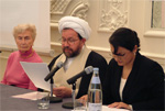 From left: Elizabeth Sydney, Ayatollah Ganjei and Azadeh Zabeti
