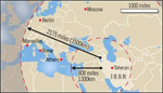 Iran missile range