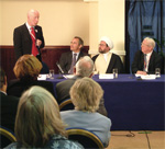 From left: Jonathan Shaw, Naser Razi, Ayatollah Ganjei and Lord Clarke