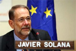 European Union's foreign policy chief Javier Solana