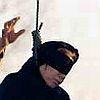 Public hanging of a woman in Iran
