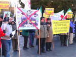 Copenhagen rally against Ahmadinejad