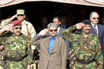 Iraqi Interior Minister standing in the middle