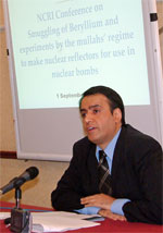 Hossein Abedini, member of the Foreign Affairs Committee of the National Council of Resistance of Iran