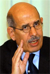 Mohamed ElBaradei, director-general of the United Nations' International Atomic Energy Agency