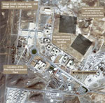Natanz nuclear site - new constructions shown on the map