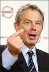 Tony Blair, the British Prime Minister
