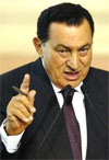 Egypt's Mubarak warns of Iraq civil war, Iran influence