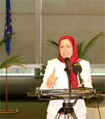 Maryam Rajavi addresses Euro Council's Socialist Group meeting