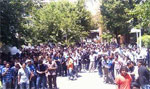 Iran: Anti-government students' protest at Tehran University