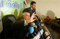 Adnan Dulaimi, leader of Iraqi Accordance Front