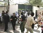 Crowd attacks Iranian consulate in Iraq's Basra