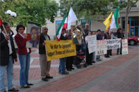 Rally in California supports democratic change in Iran